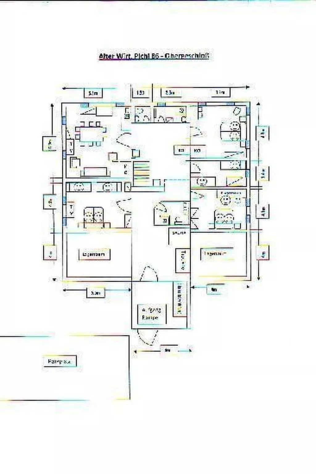Große Wohnung im ersten Stock, mit großem Garten-Inside