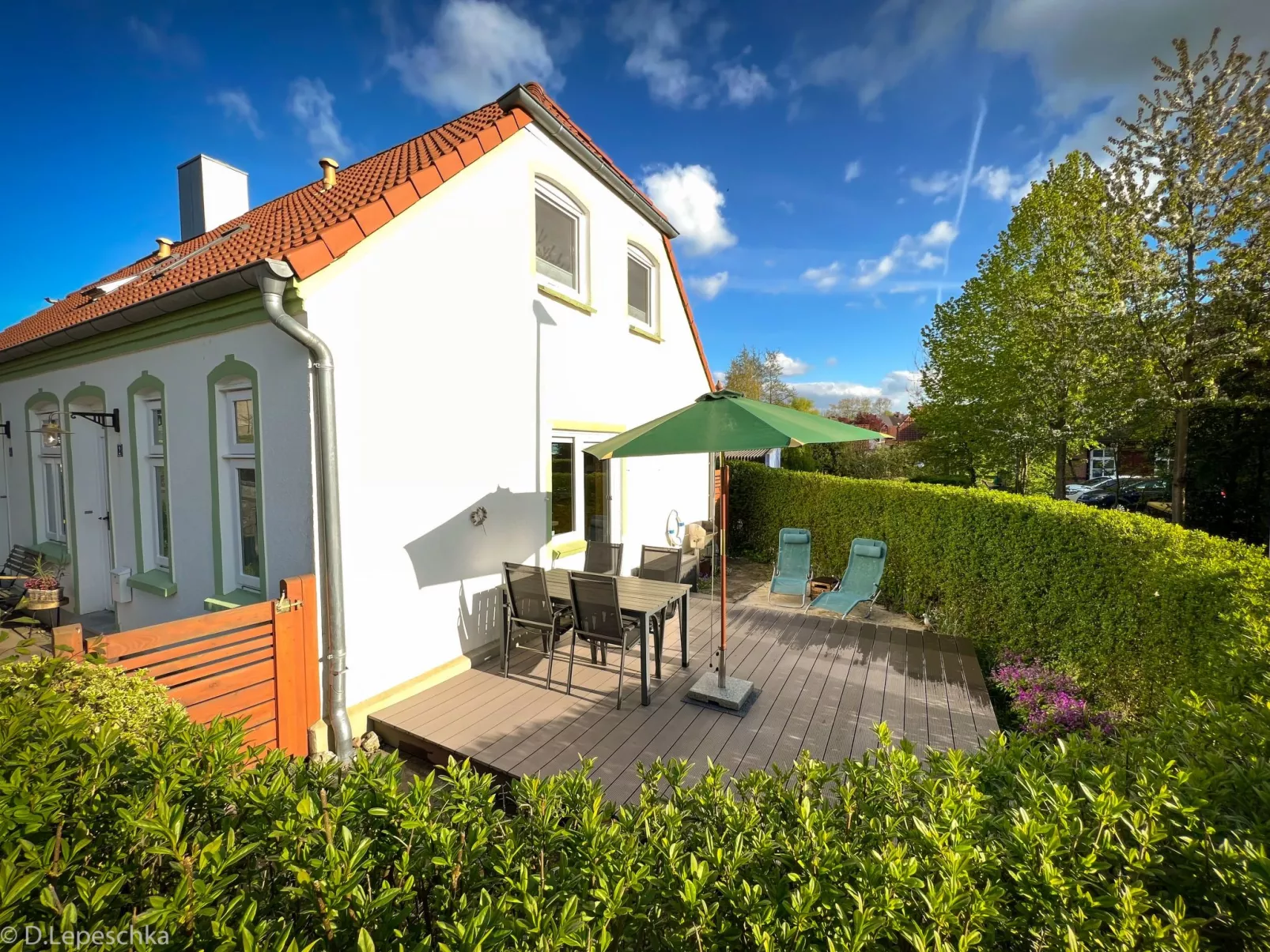 In Lutterbek mit Kleinem Garten-Outside