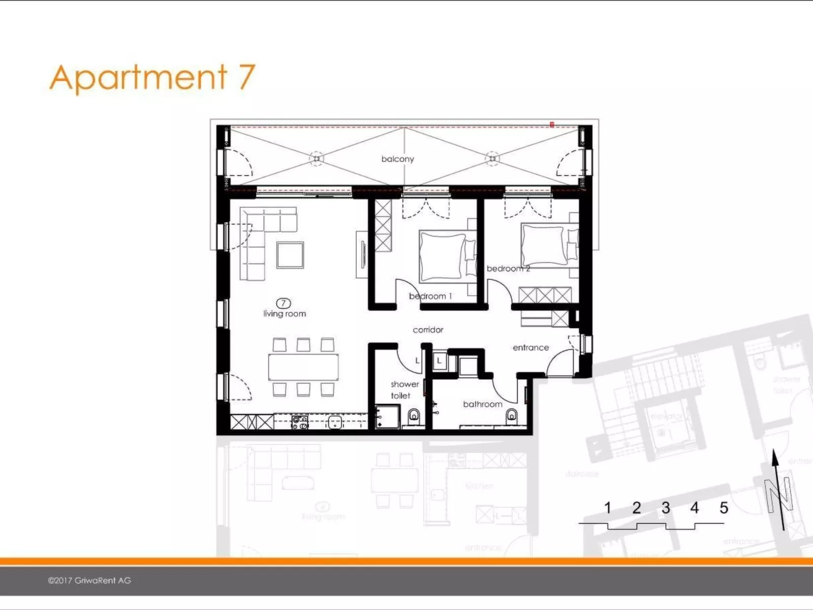 Apartment Narzisse-Dedans