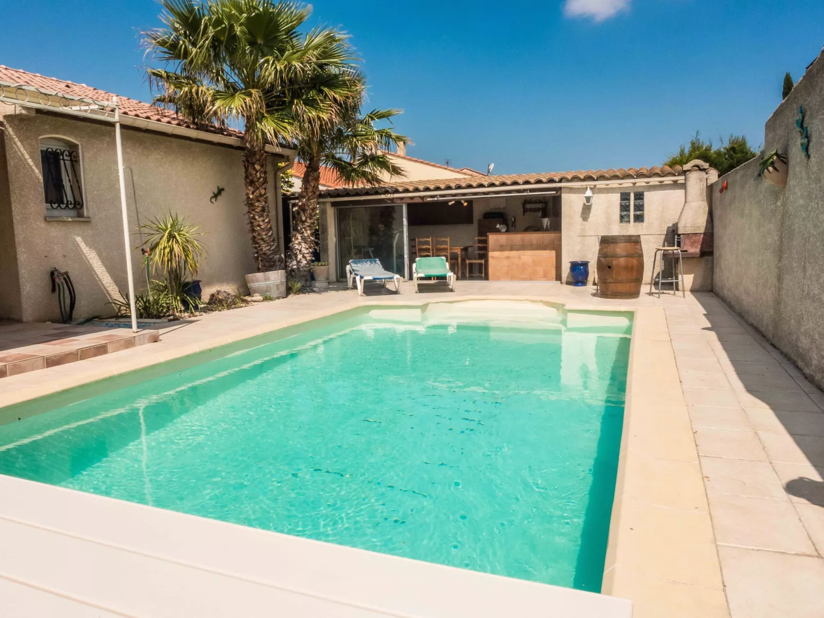 Haus für 4 Personen mit großem Privatpool-Outside