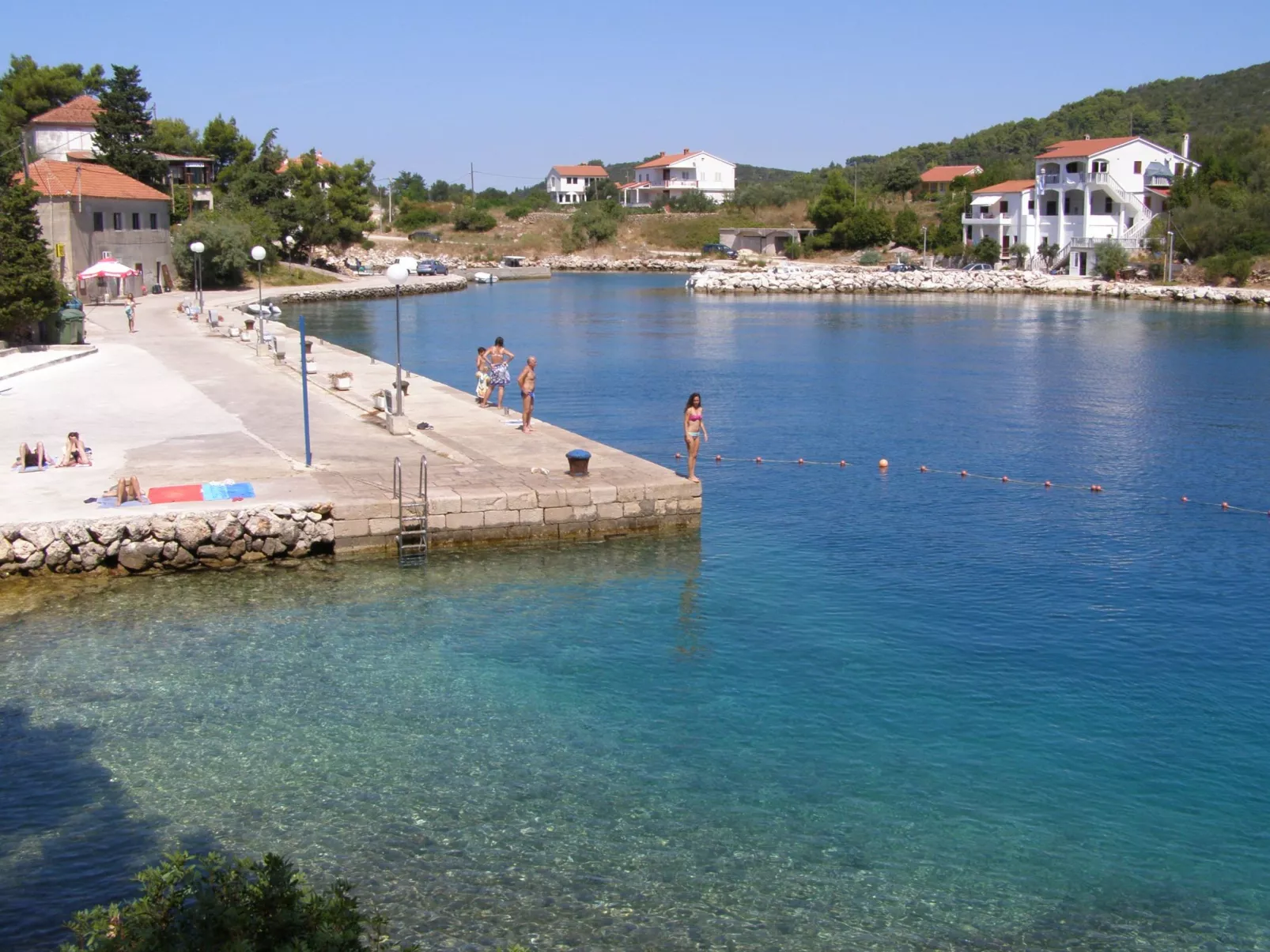 Wohnung mit zwei Schlafzimmern, direkt am Meer-Draußen