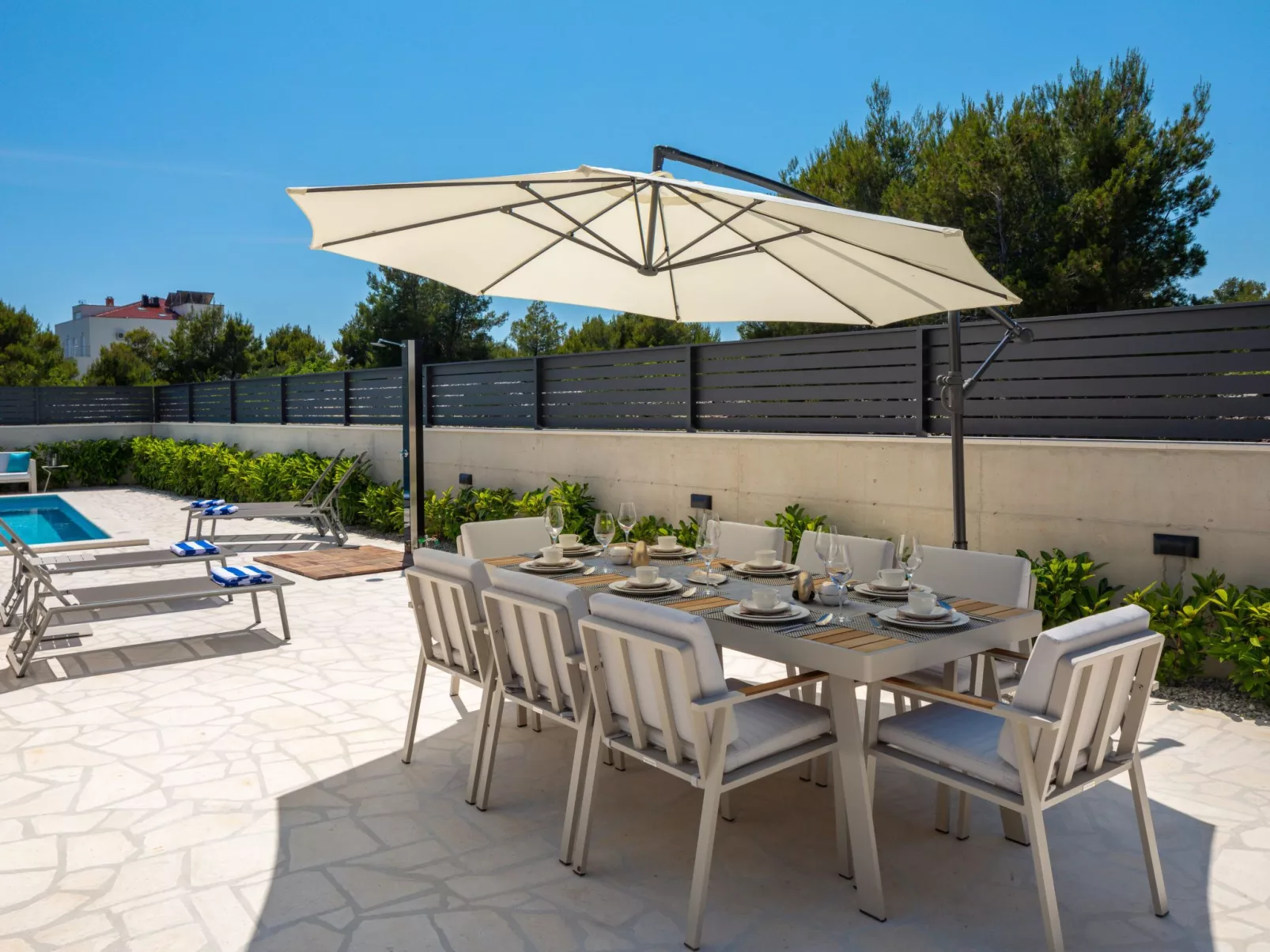 Villa Luka in der Stadt Srima-Outside