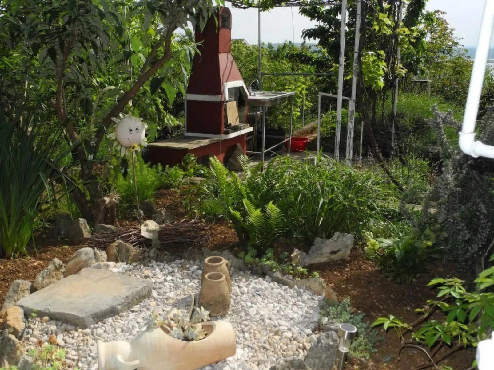 Wohnung in Dramalj, mit Balkon und Meerblick-Dehors