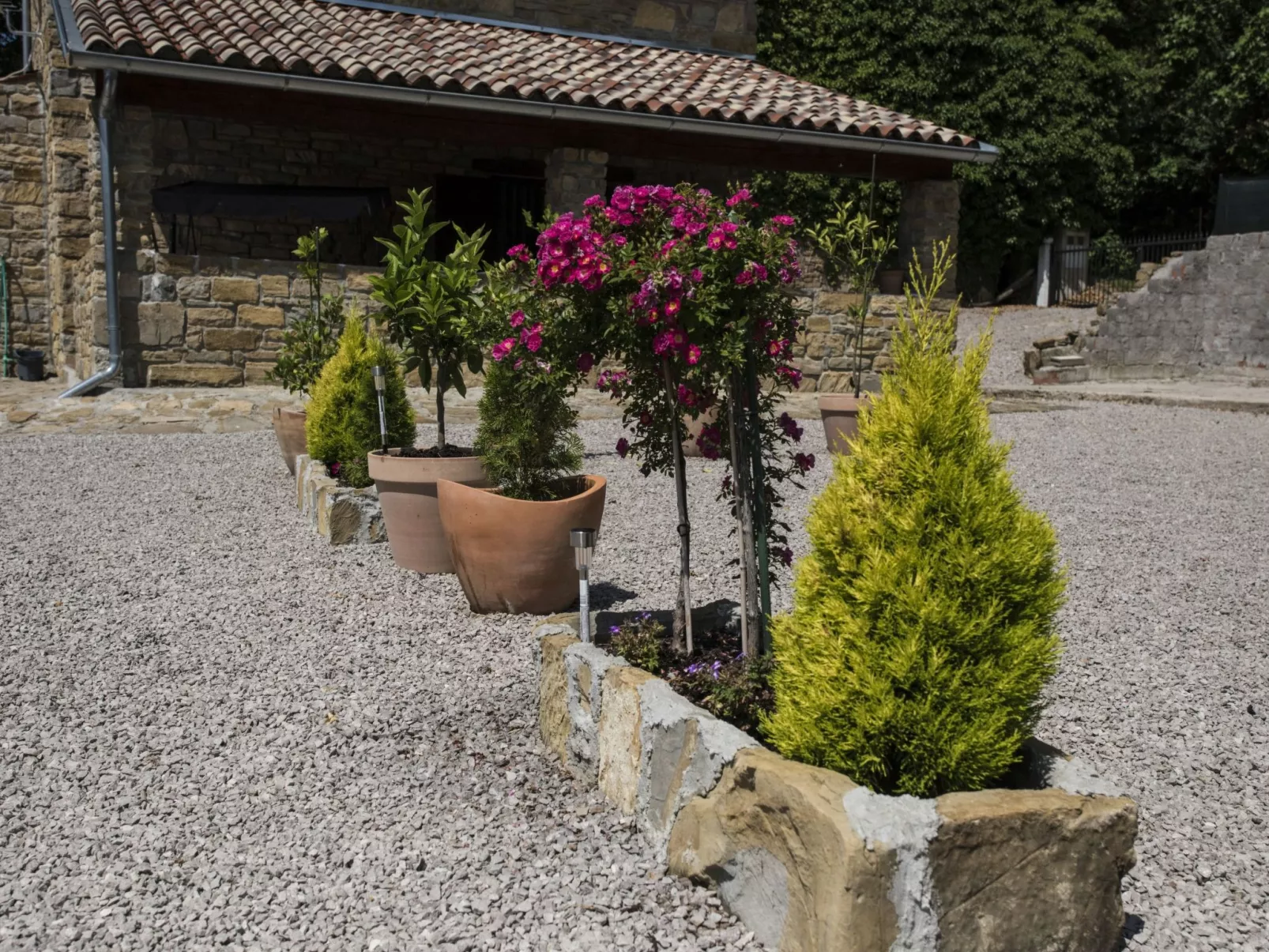 Mit eigenem Pool-Dehors