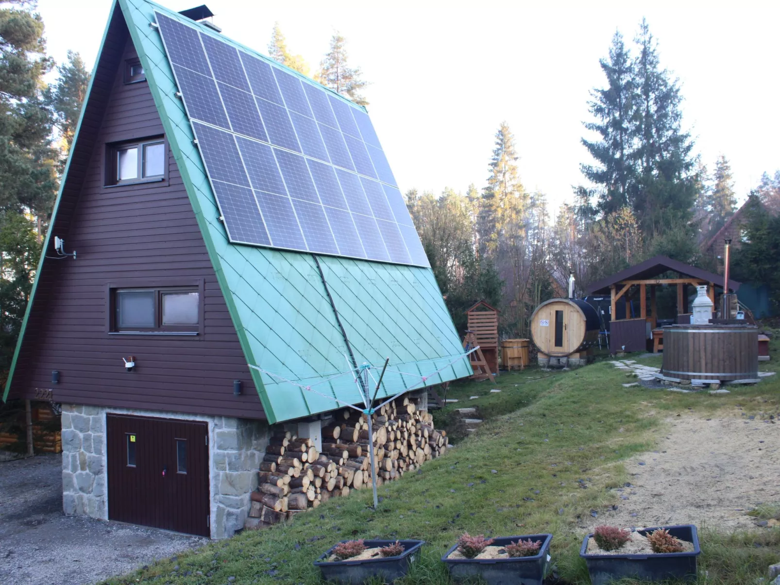 Hütte in der Orava-Draußen
