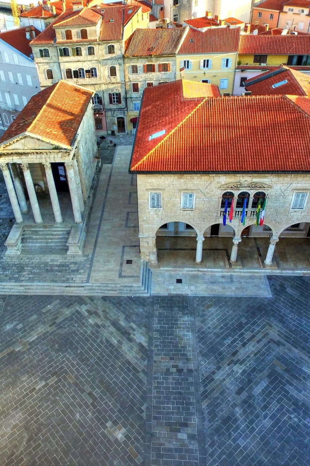 Für 4 Personen  + 1 Kind ca. 95 m&sup2; in Pula, Istrien (Pula und Umgebung)-Dehors