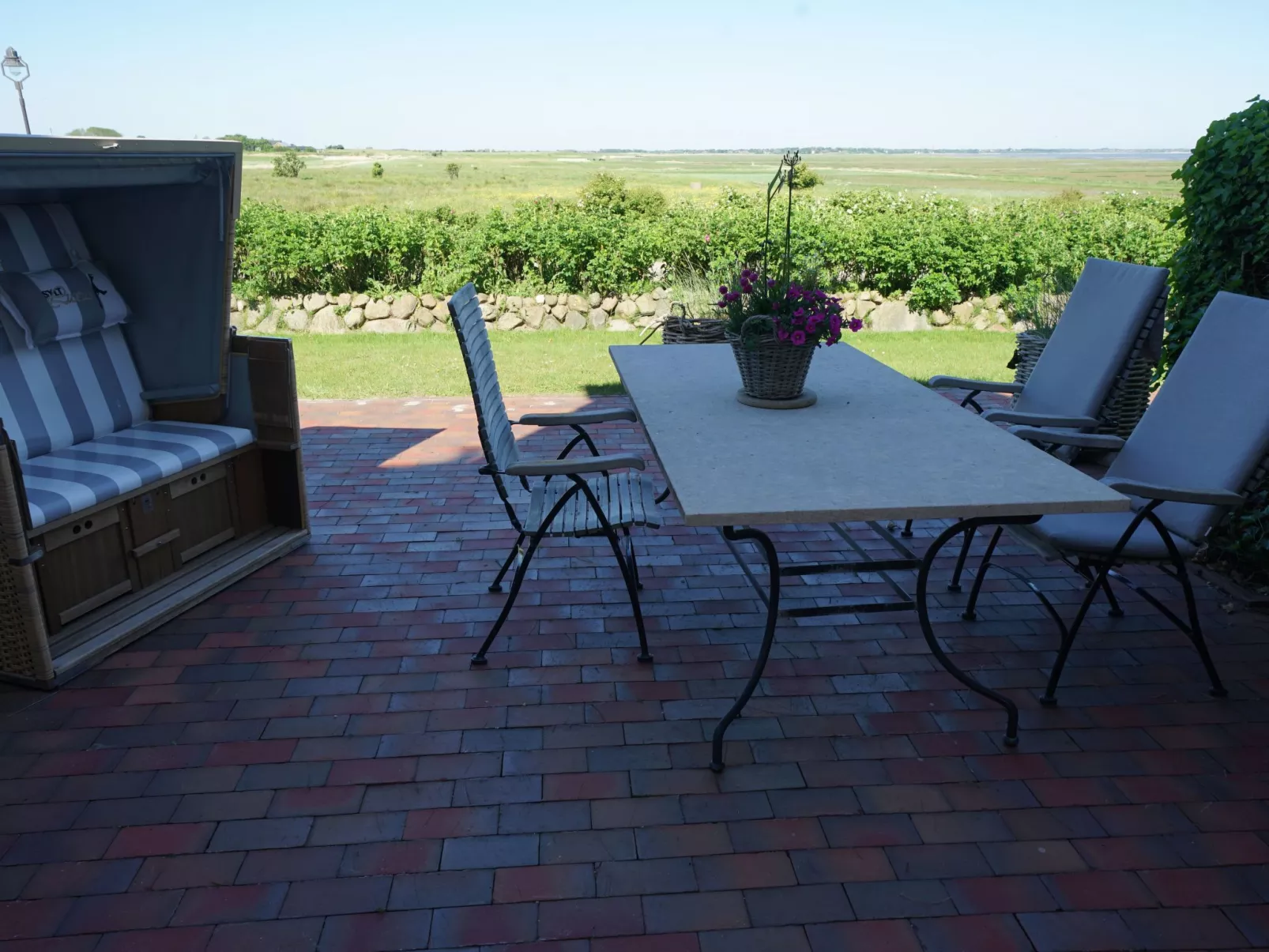 Wohnung in Morsum mit Garten und Terrasse-Draußen