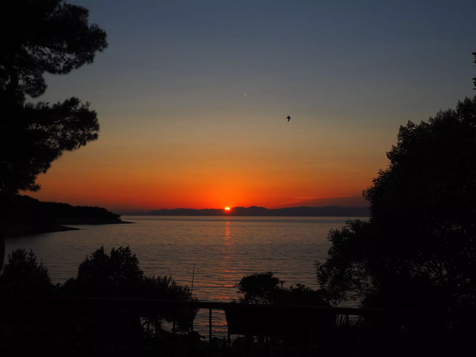 Strandnahe Ferienwohnung mit großer Terrasse-Draußen