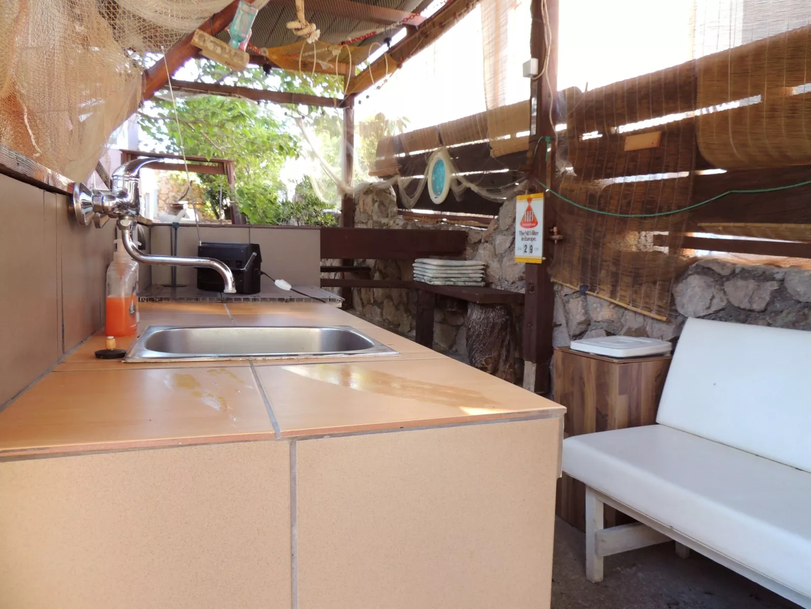 Studio mit Terrasse für zwei Personen-Draußen