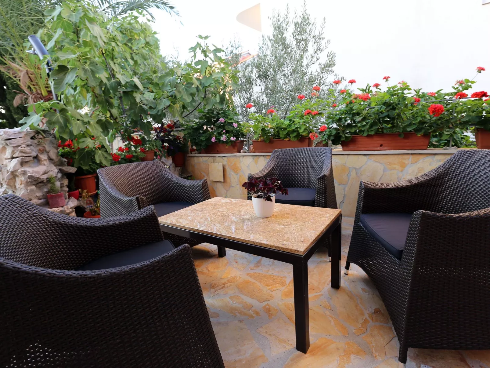 Villa Mediteran, kleine Ferienwohnung mit Balkon-Outside