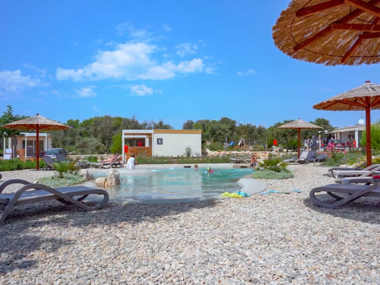 Mobilheim direkt am Strand-Outside