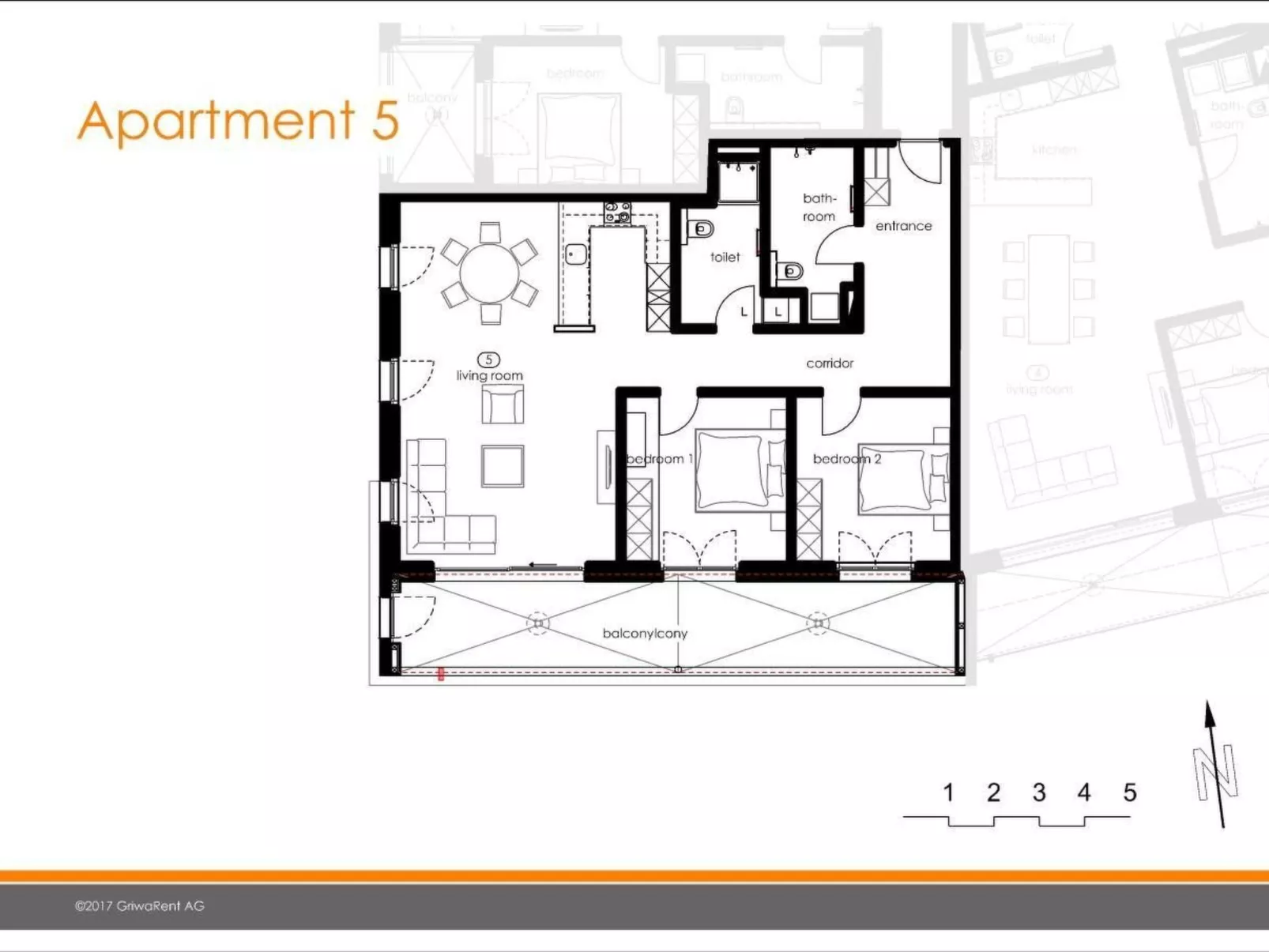 Apartment Alperose-Dedans