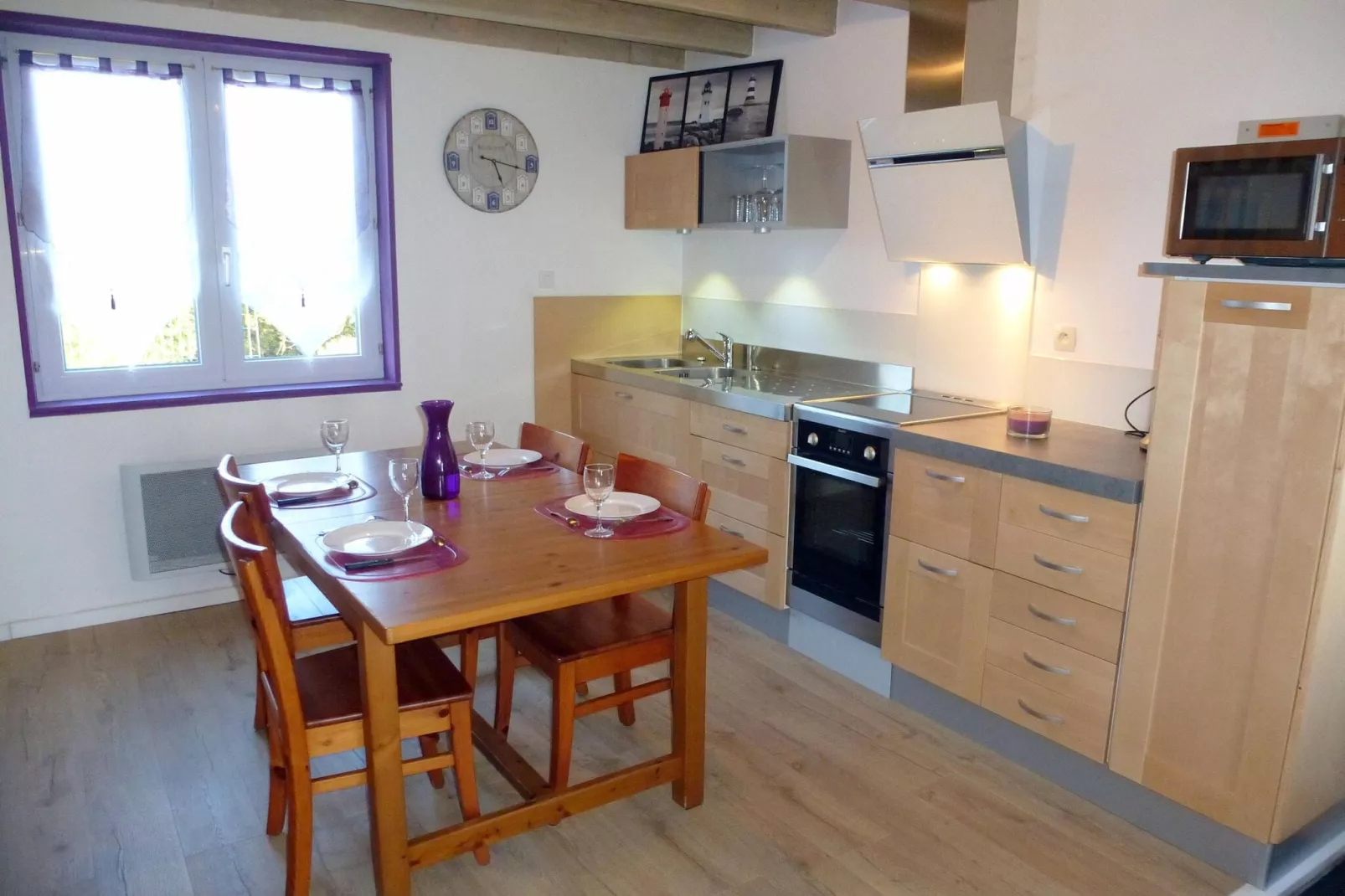 Ferienhaus in unmittelbarer Strandnähe Cléder-Kitchen