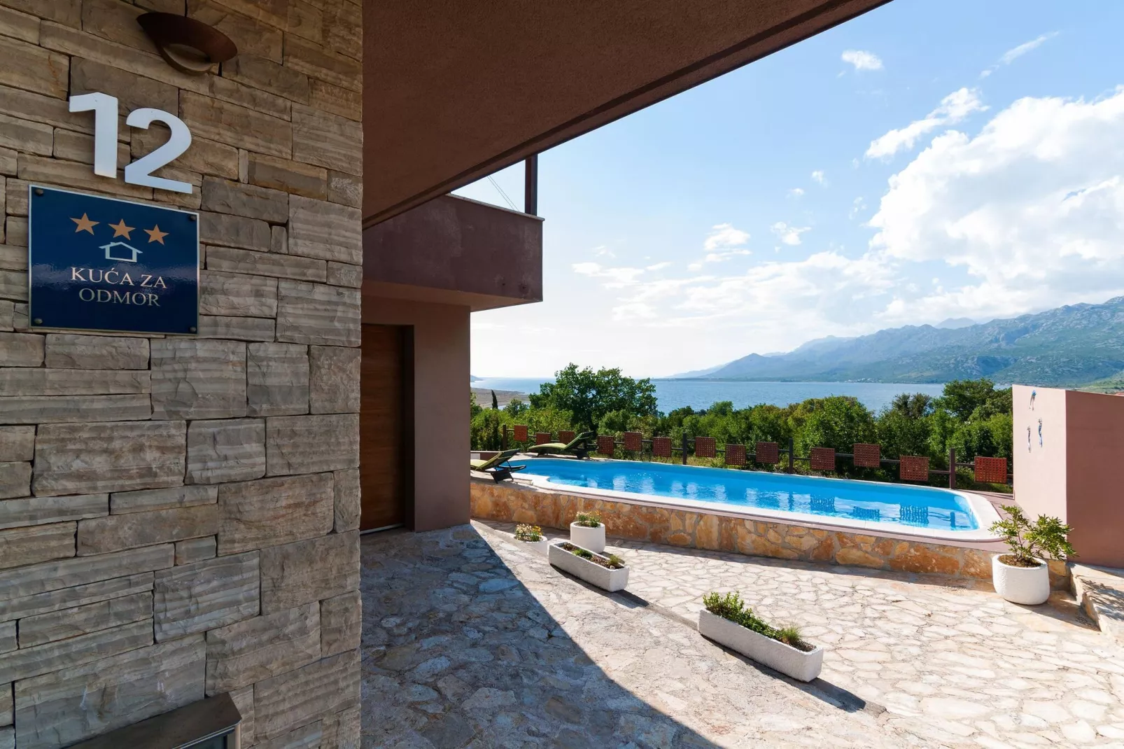 Villa Sunset View in Rovanjska mit Pool SD-162 FH ca 160 qm für 8 Pers-Terrace balcony