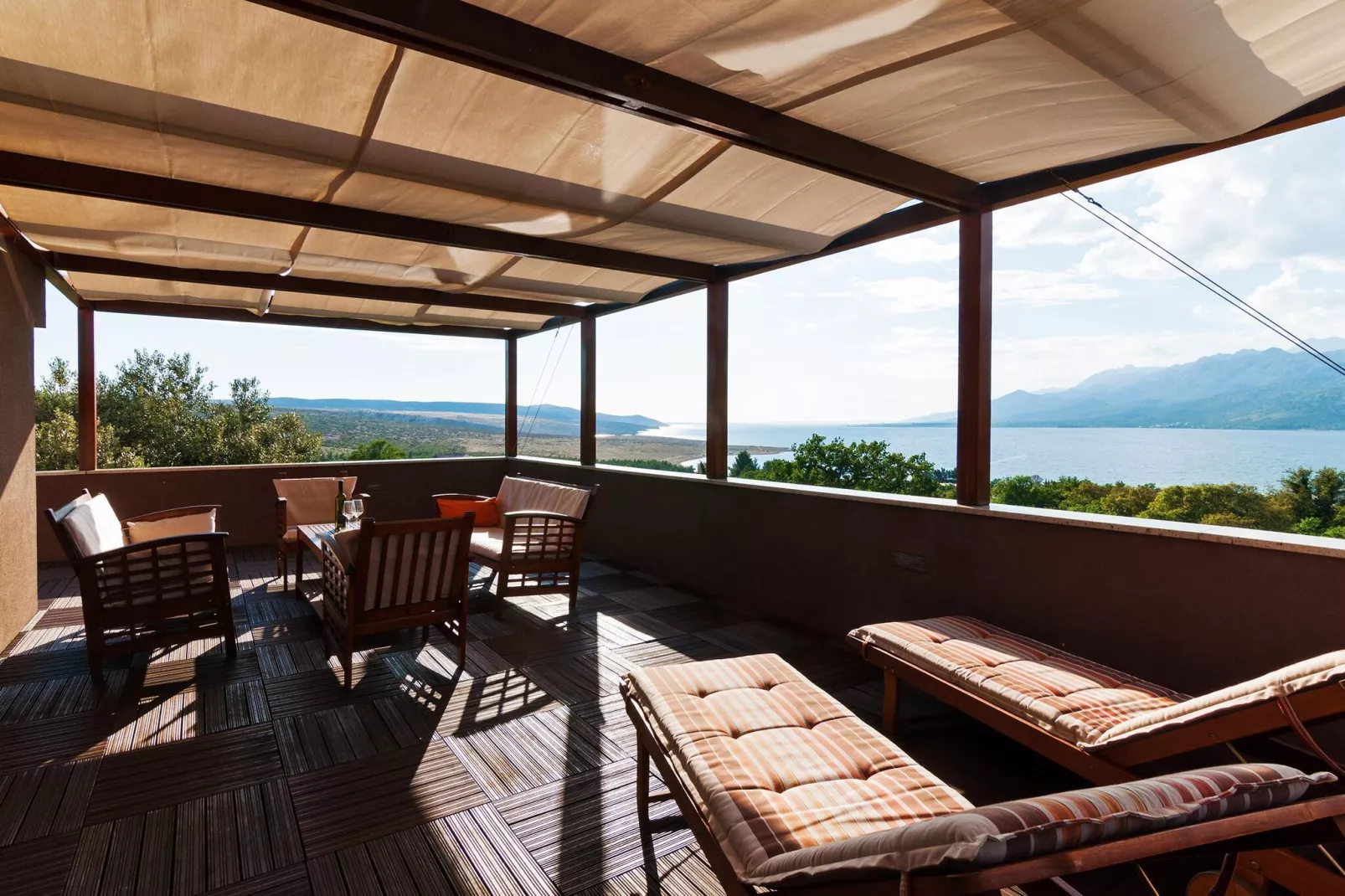 Villa Sunset View in Rovanjska mit Pool SD-162 FH ca 160 qm für 8 Pers-Terrace balcony