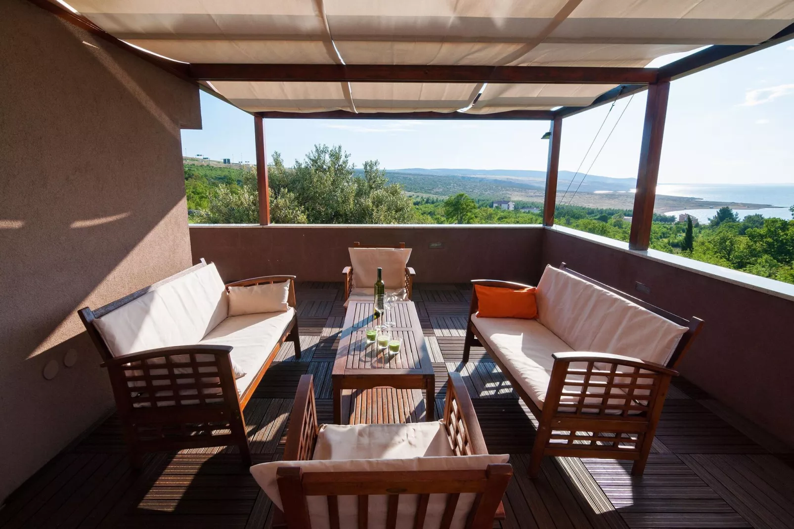 Villa Sunset View in Rovanjska mit Pool SD-162 FH ca 160 qm für 8 Pers-Terrace balcony