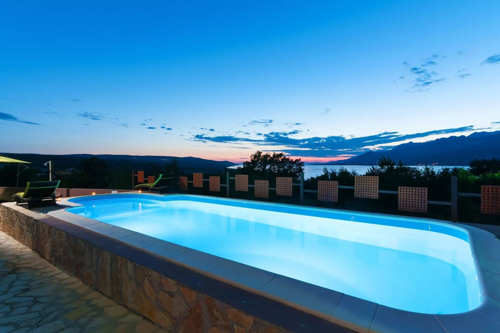 Villa Sunset View in Rovanjska mit Pool SD-162 FH ca 160 qm für 8 Pers-Pool