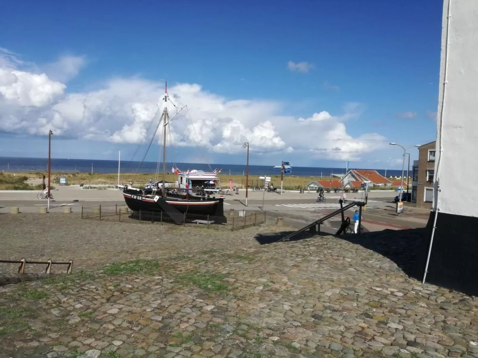 "Emmastraat" mit Terrasse-Drinnen