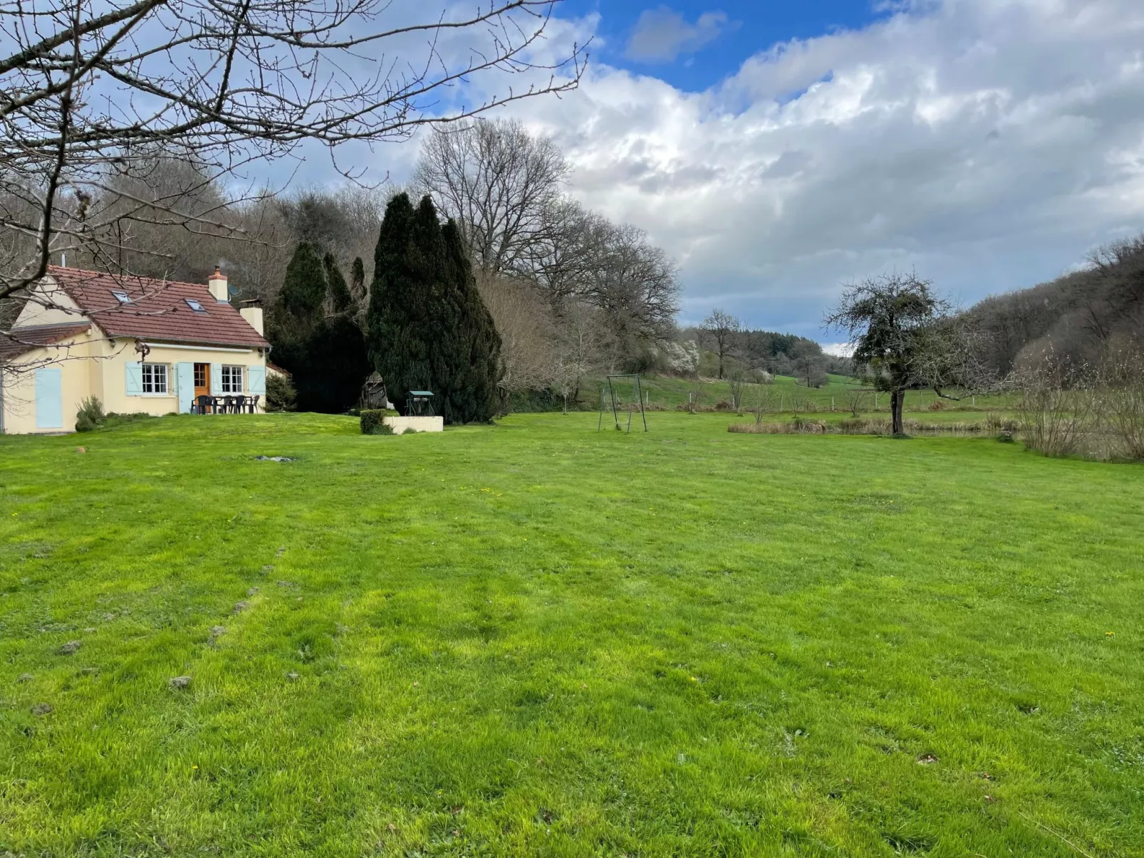 Für 6 Pers. mit eigenem Teich-Dehors