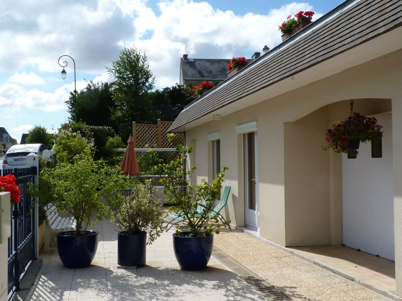 Wohnung "Le Caducée" mit Terrasse-Draußen
