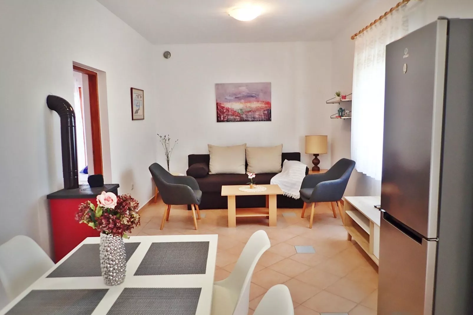 Holiday home Nika Starigrad Paklenica-3-Raum App SD-185 A/01 - 5 Pers-Salon
