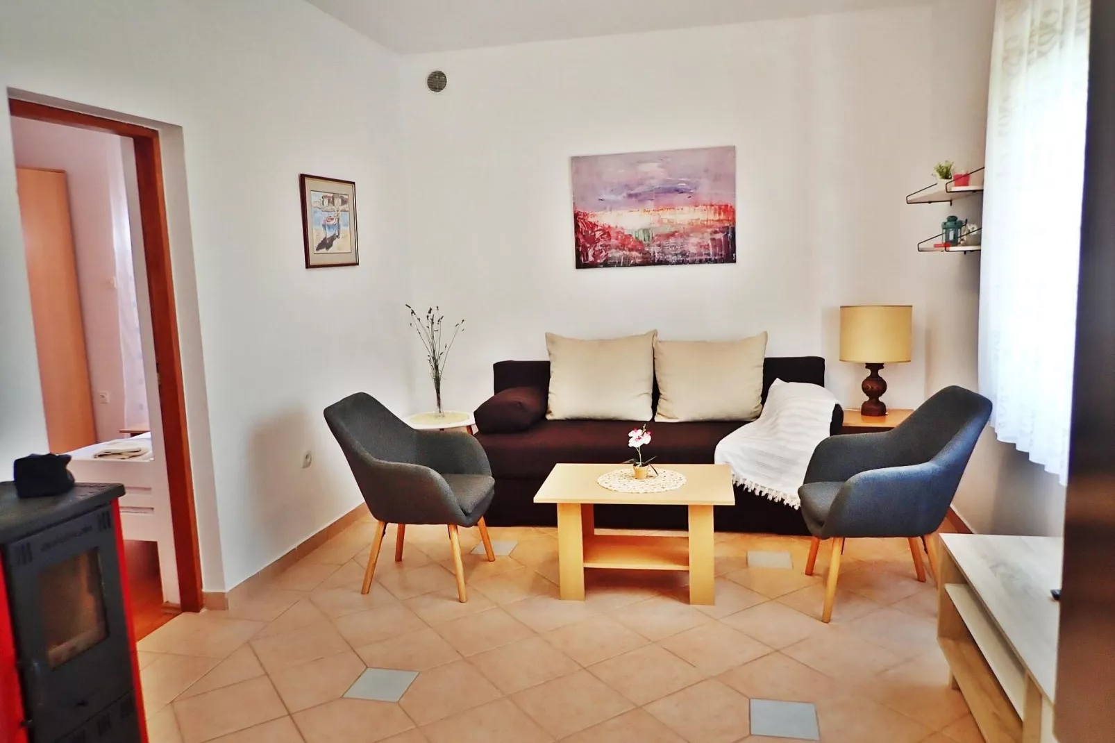 Holiday home Nika Starigrad Paklenica-3-Raum App SD-185 A/01 - 5 Pers-Salon
