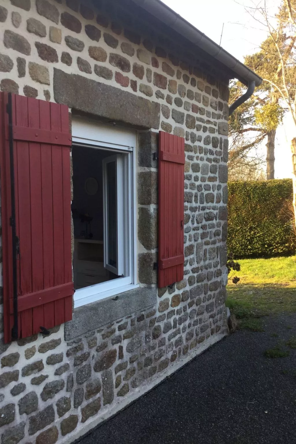 Domäne mit Terrasse-Draußen