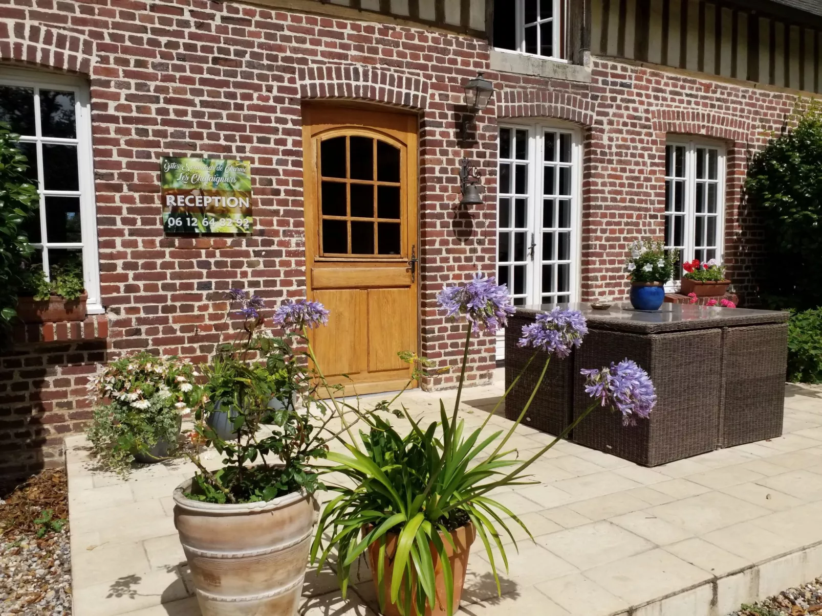 Charmante normannische Ferienwohnung Les chataigniers 2 Zimmer-Outside