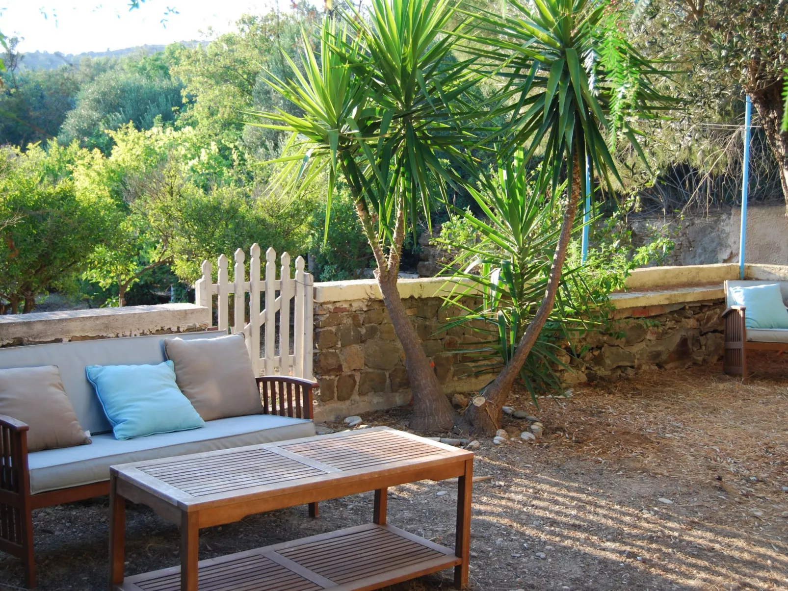 Spiti Limnos, idyllisch gelegen im Orangenhain-Drinnen