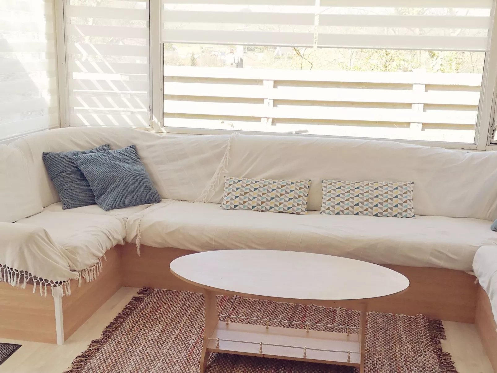 Mobilheim mit privatem Premium-Jacuzzi-Inside