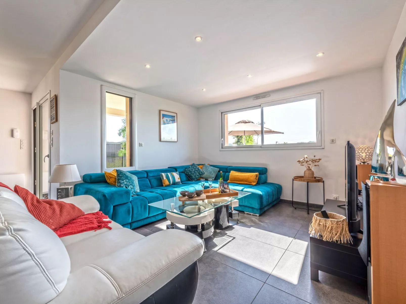 Ferienvilla "Ti Laouen" mit privatem Pool-Drinnen