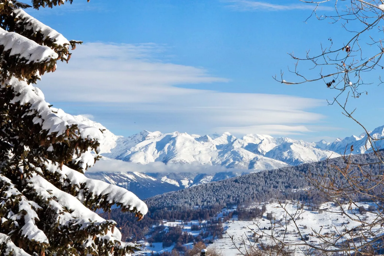 Chalet Arnica-View winter