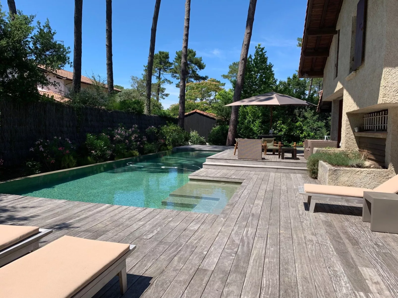 Haus 10 Schlafplätze Lac d'Hossegor / Plage des Estagnots mit Pool-Dehors