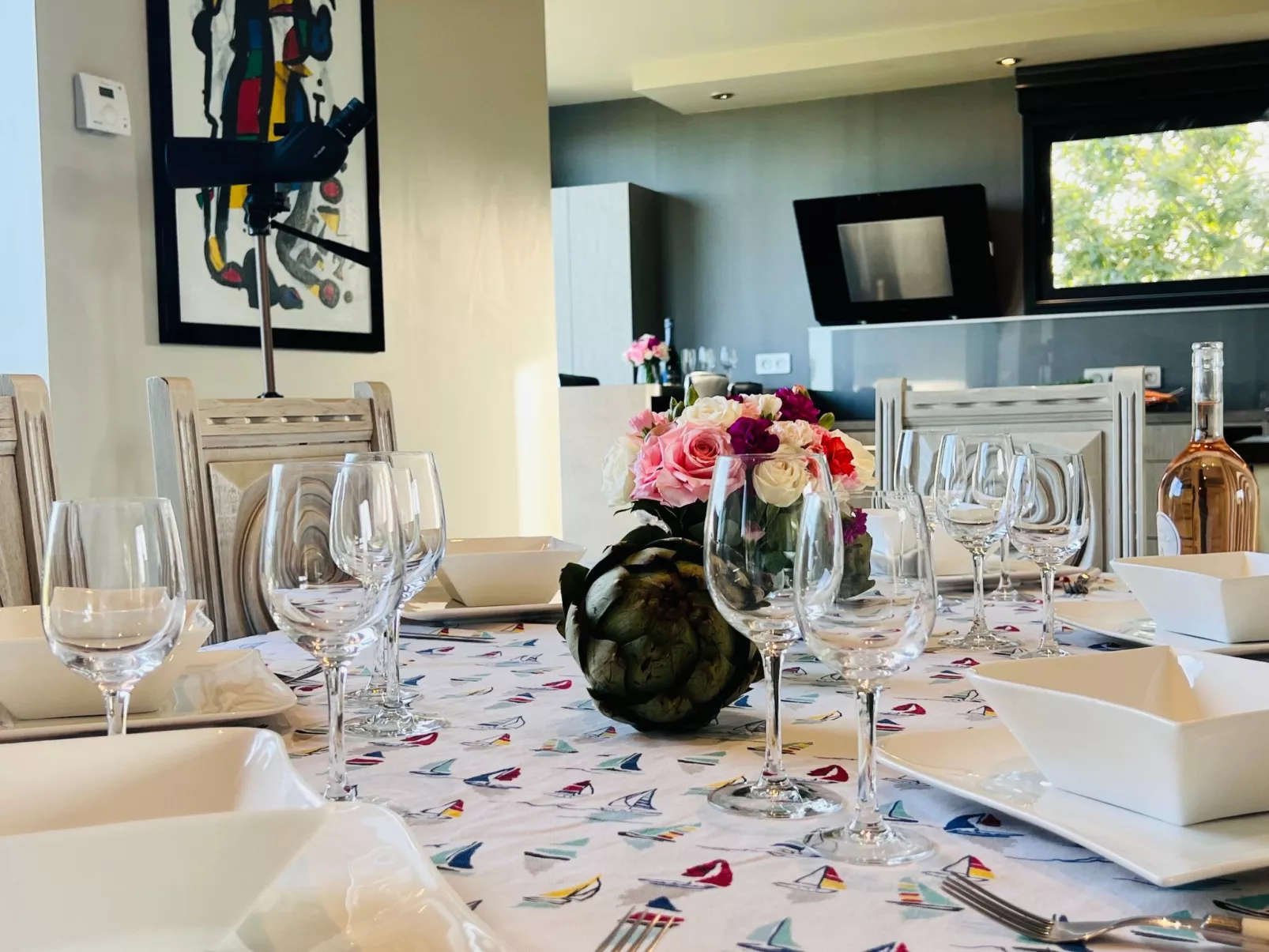 Villa Tante Alice  Meerblick Komfort Villa Alleinlage mit Aufzug Jacuzzi Dampfb-Drinnen