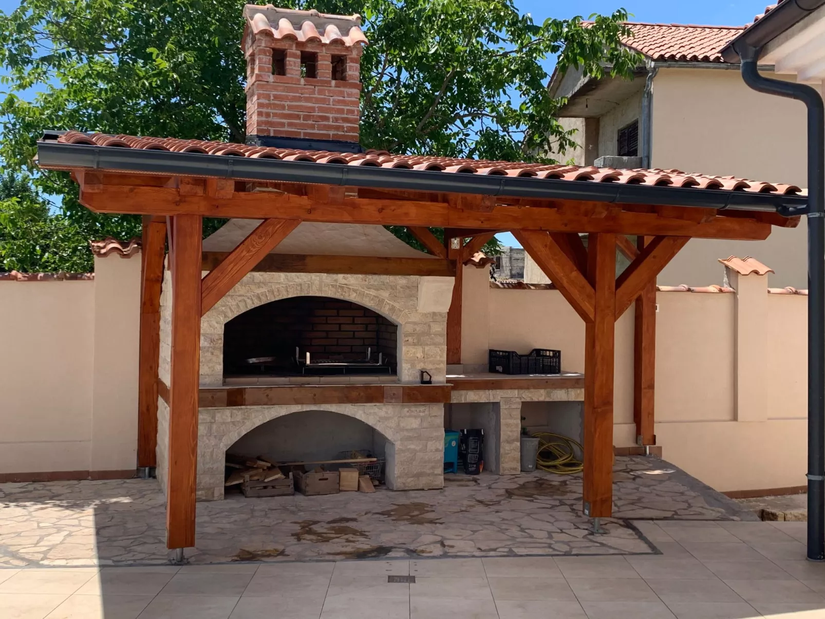 Arton Villa mit beheiztem Pool, in Istrien-Outside