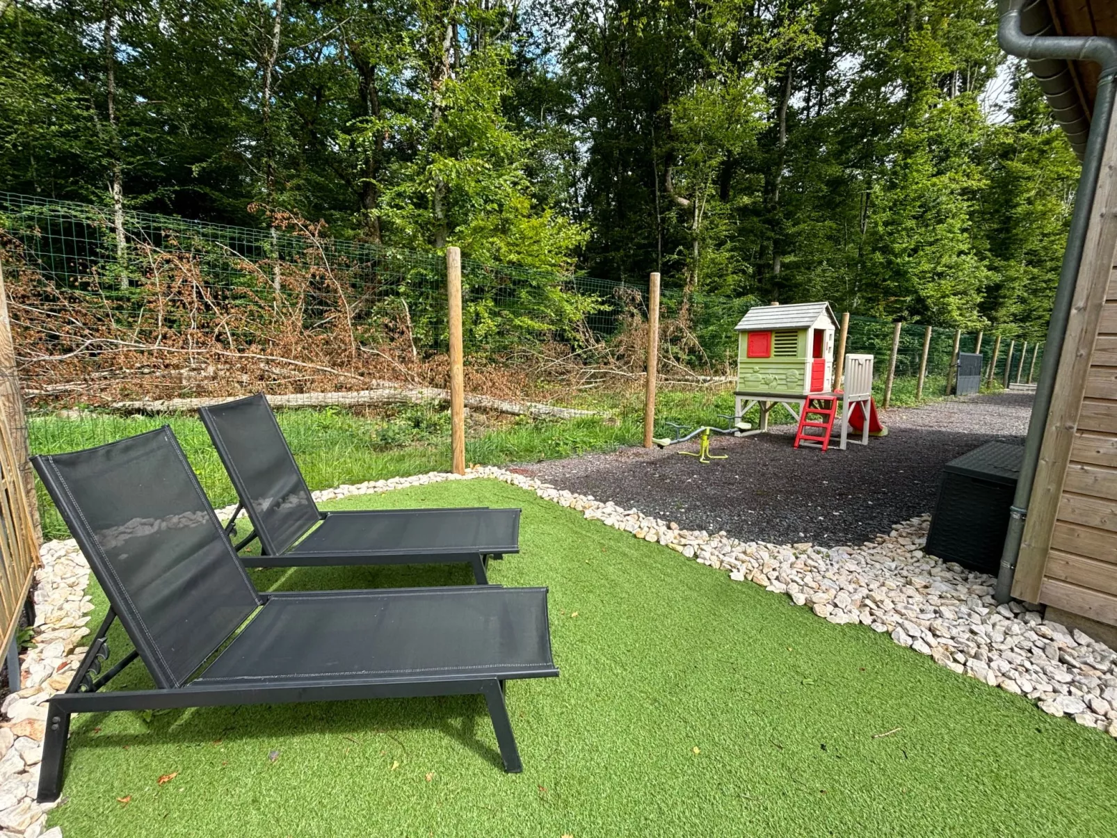 "chalet a giffaumont" klimatisiert am LAC DU DER-Draußen