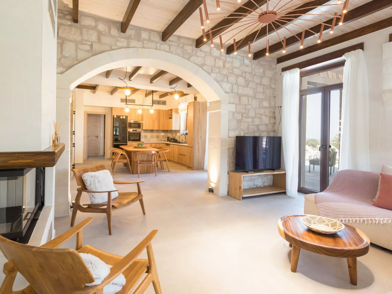 Brandneue Villa mit Meerblick, privatem Pool und Ping Pong-Dedans