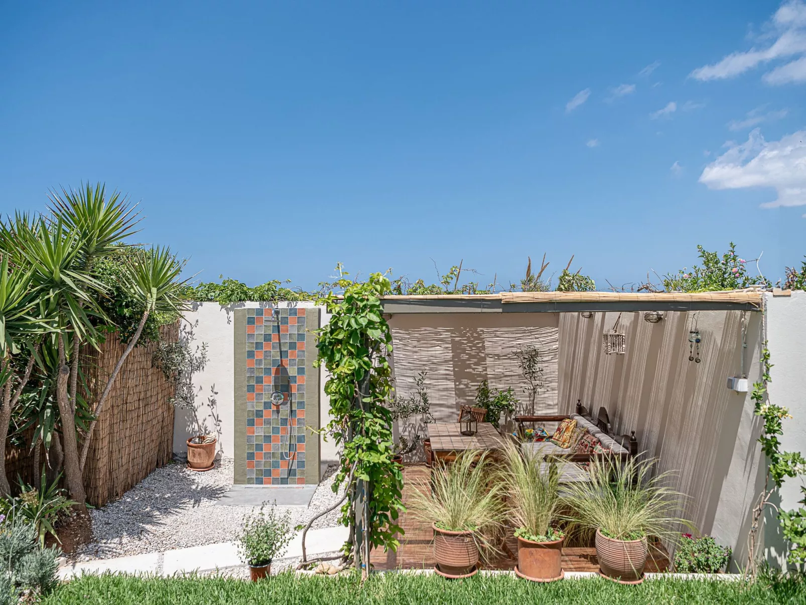 Am Strand mit Pool für eine oder zwei Familien-Dehors