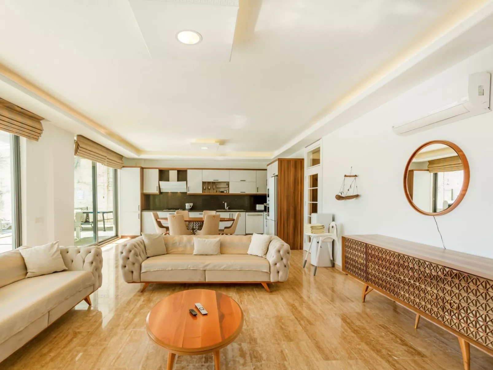 Villa Infinity Mountain mit Pool in Kalkan-Inside