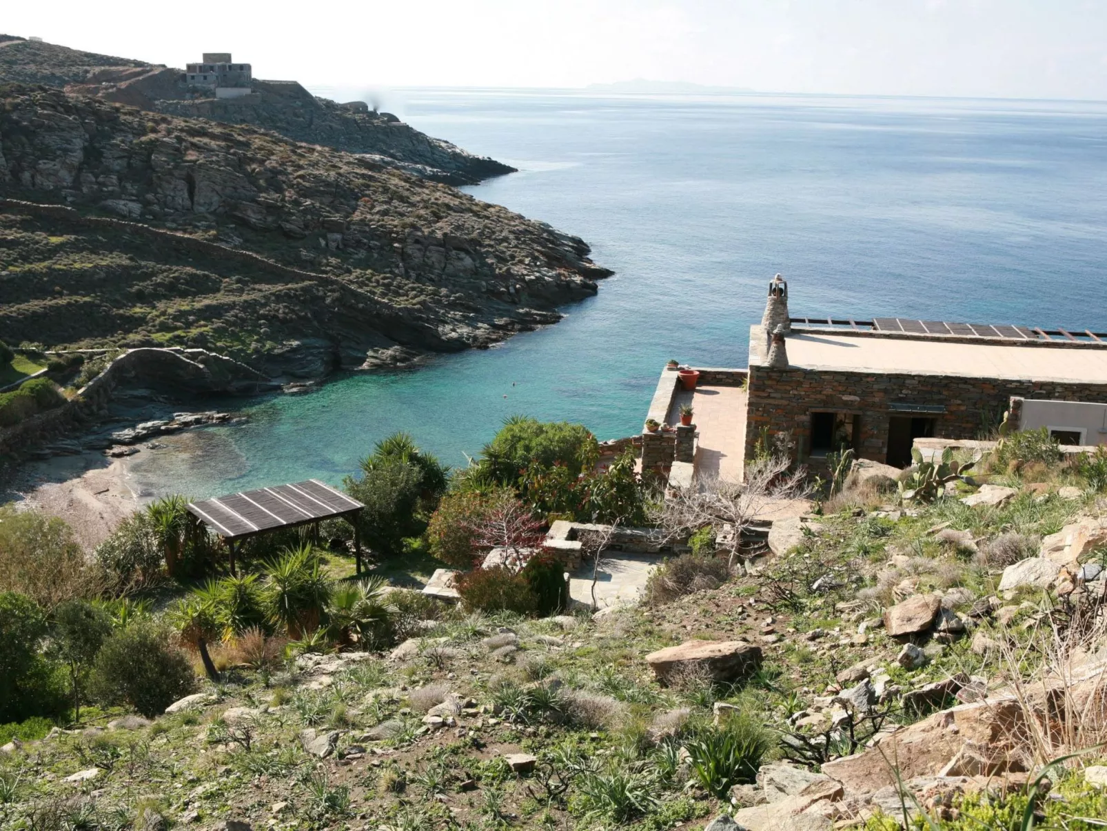 Luxuriöse, ruhige Wohnung direkt am Meer - Privatstrand-Outside