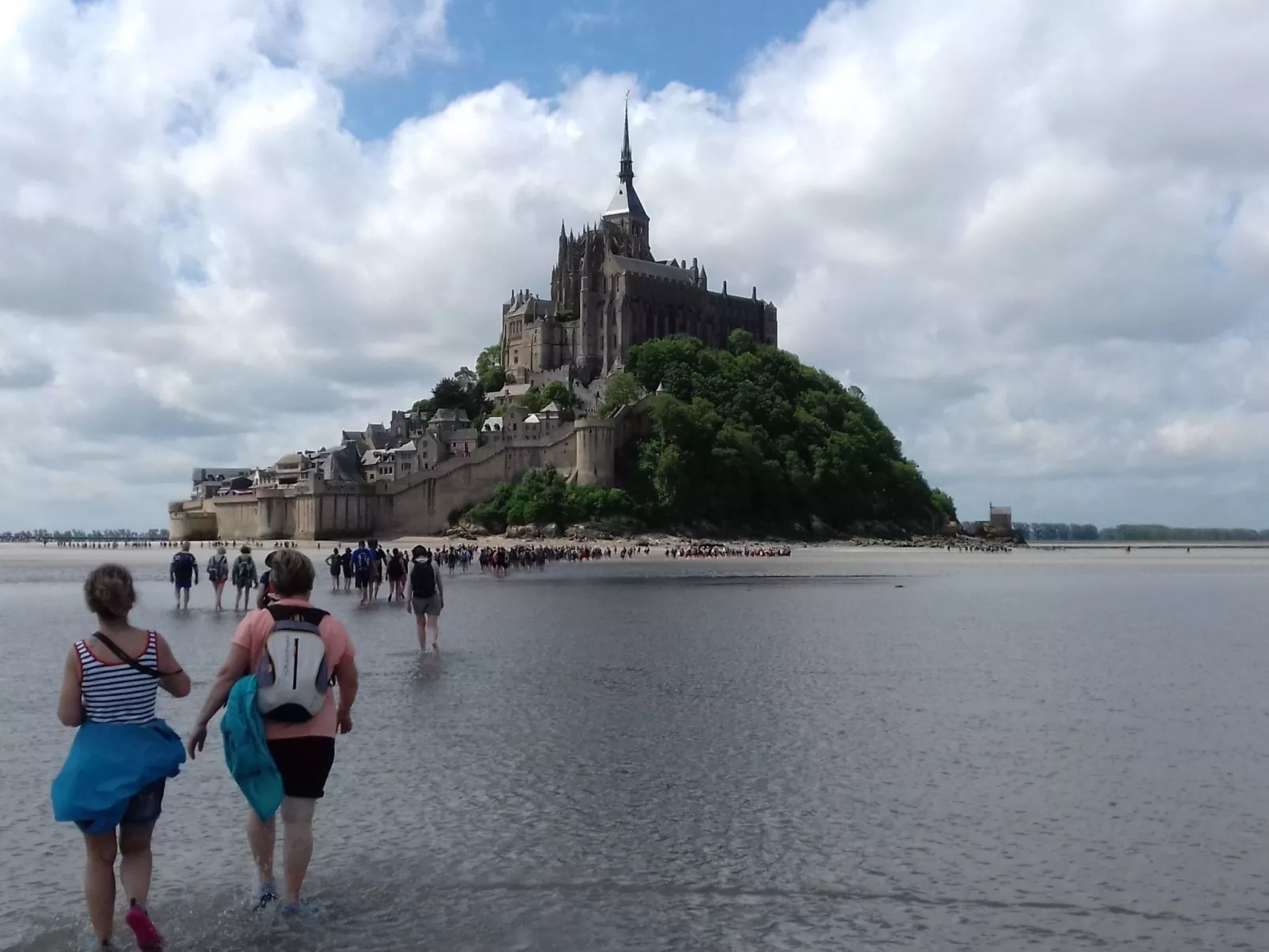 Gite Pamphilienne mit Blick auf Mont Saint Michel-Dehors