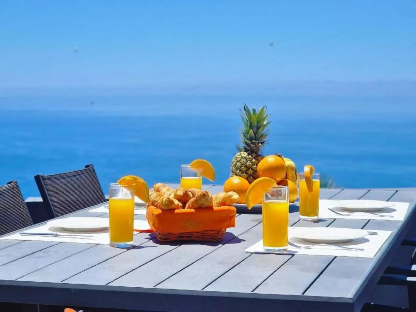 Villa "Casa Laranja" mit Bergblick-Dehors