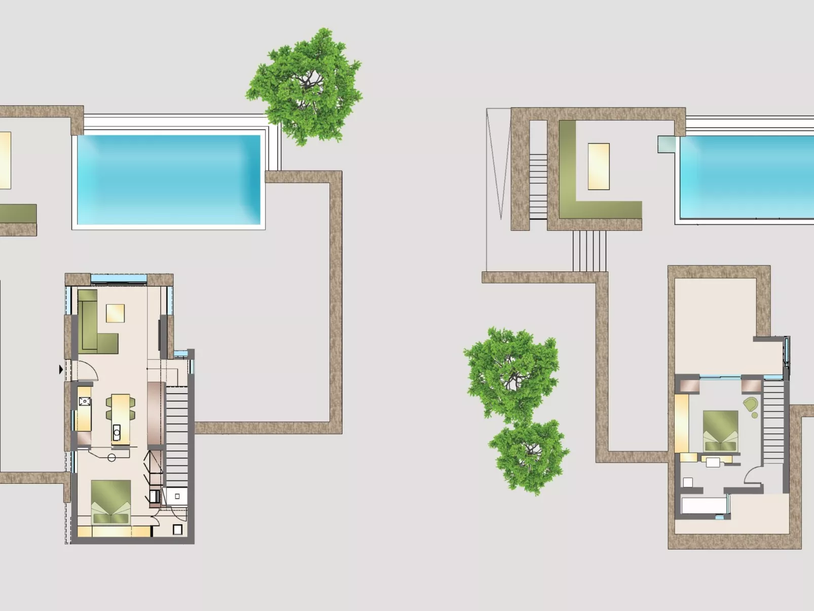 Youphoria Meerblick Villa Anassa 2 Schlafzimmer-Inside