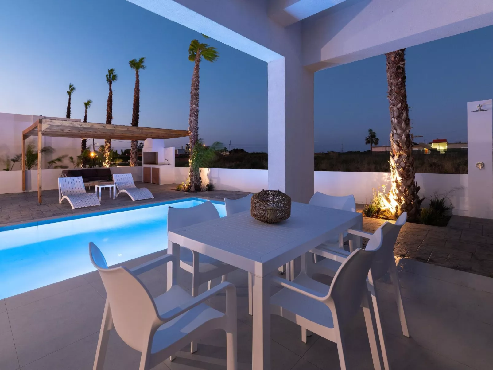 Salzige Luxus-Villa 4-Dehors