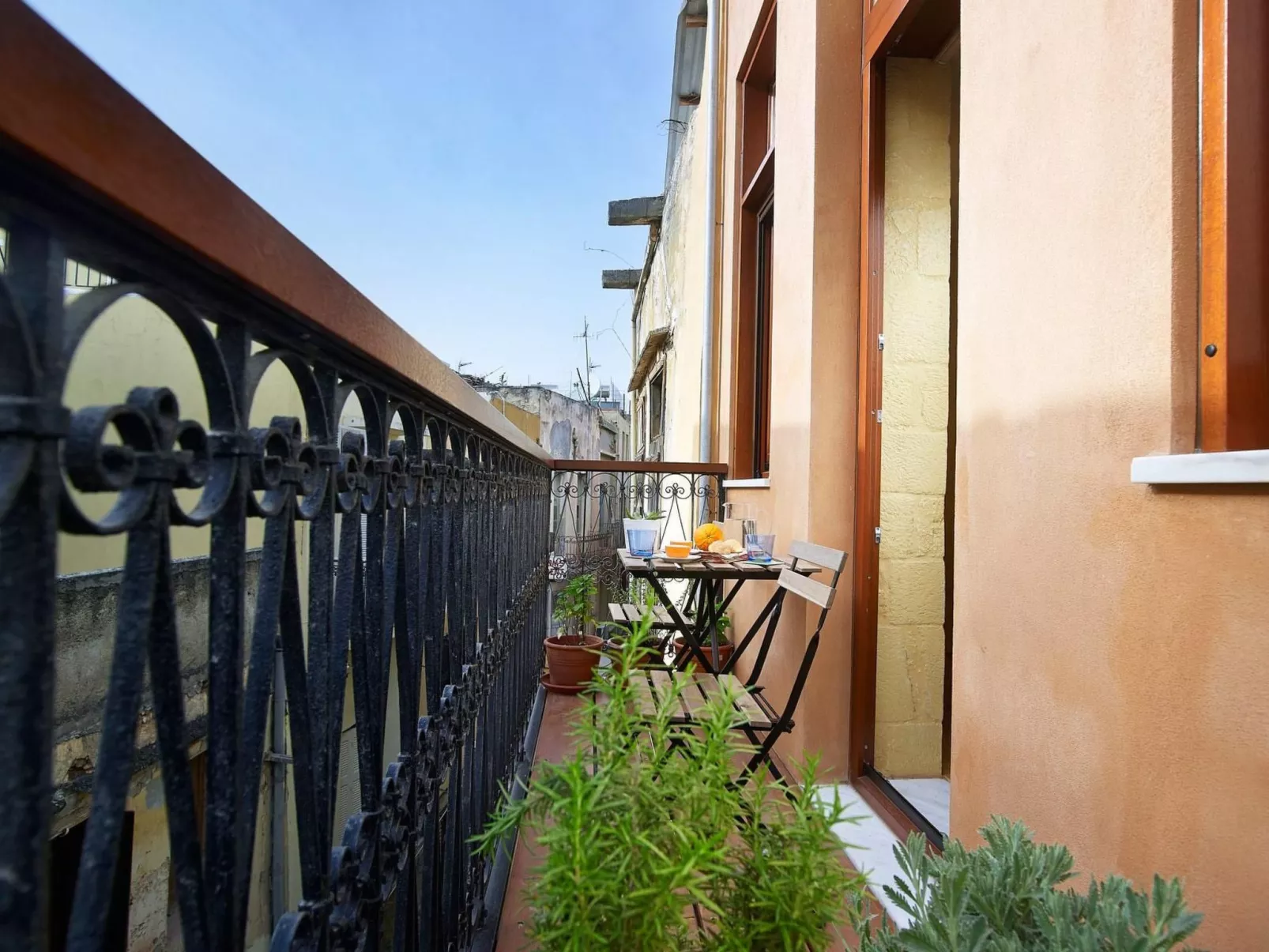 Haus Dorotheou in der Altstadt von Chania-Dehors