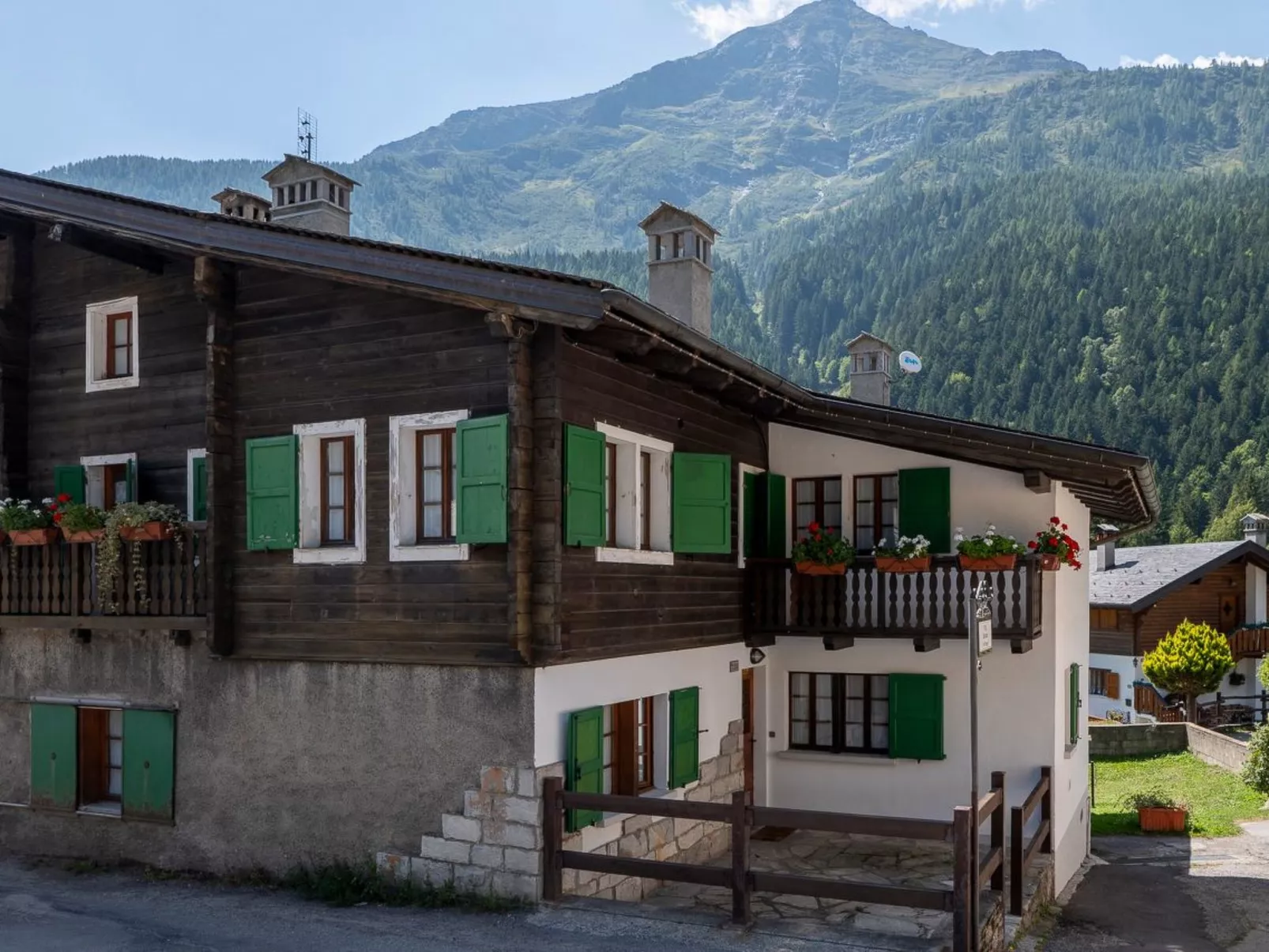 Wohnung im Dorfzentrum Ronco 1-Draußen