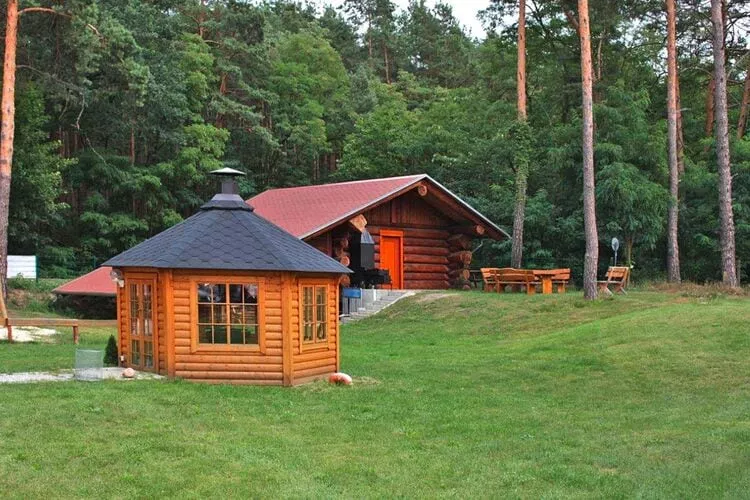 Bungalow am Storkower See-Exterior summer