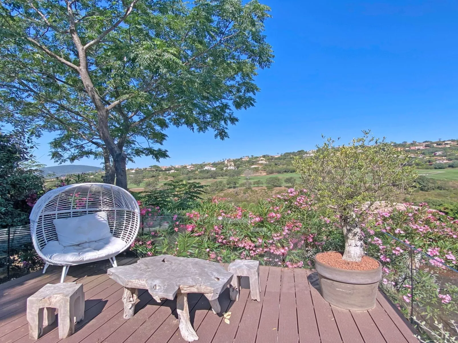 Villa 10 pers - Schwimmbad - Blick auf den Golfplatz - Sainte Maxime-Image-tags.info