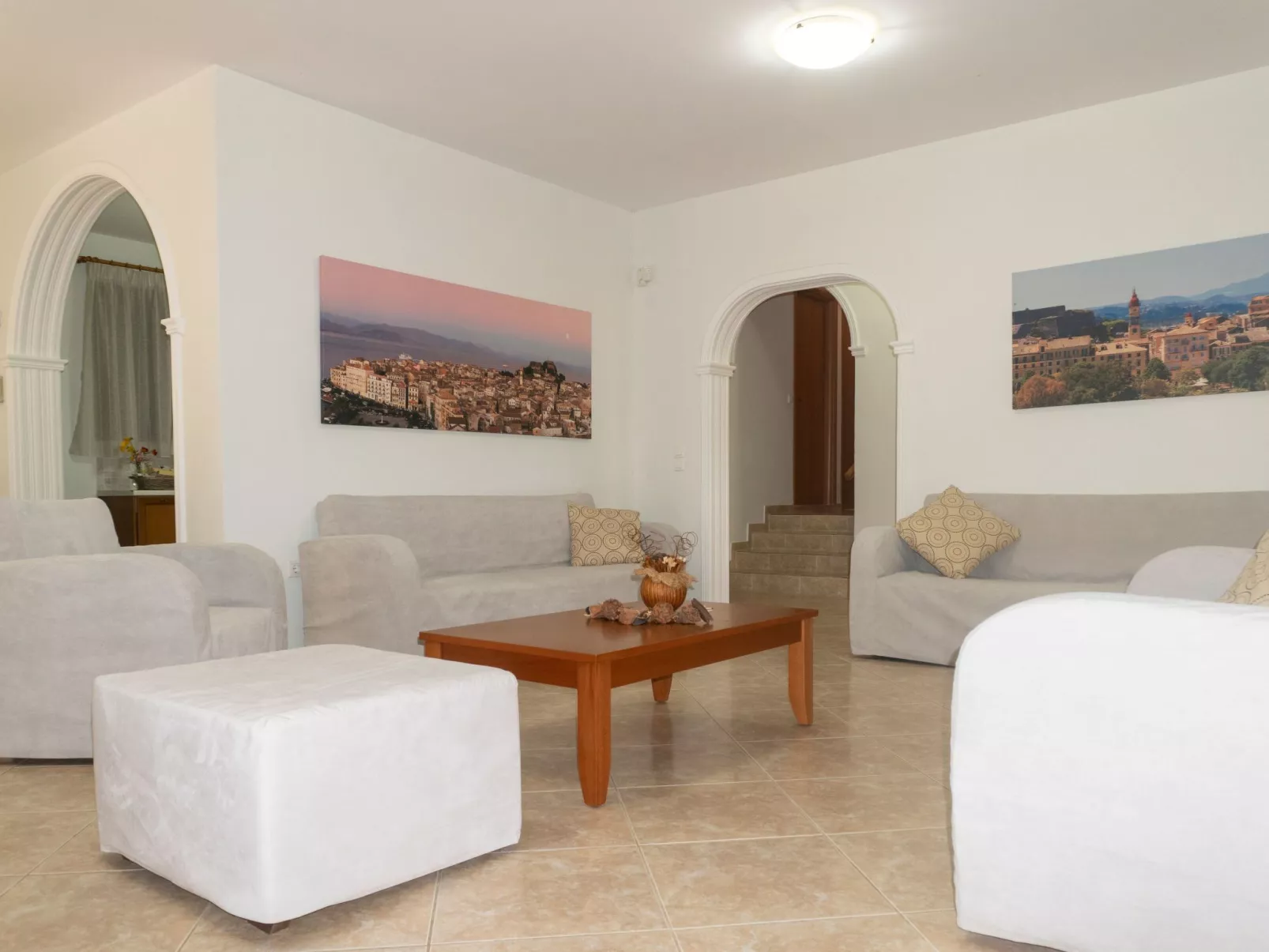 Mit Privatpool für 5 Personen und 1 Kind in Dassia, Nordgriechenland-Drinnen