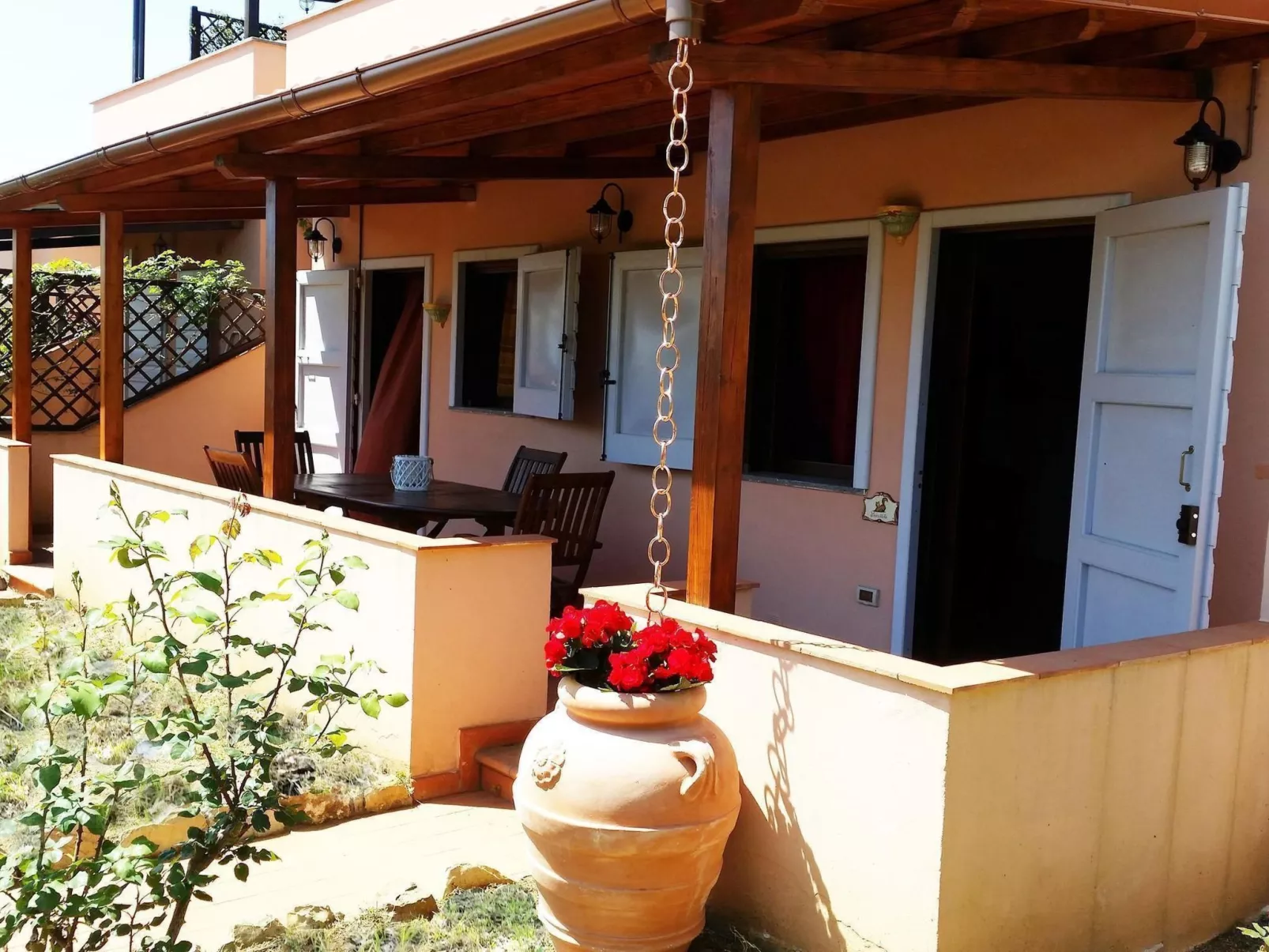 Wohnung 'Eichhörnchen' mit Schwimmbad-Draußen